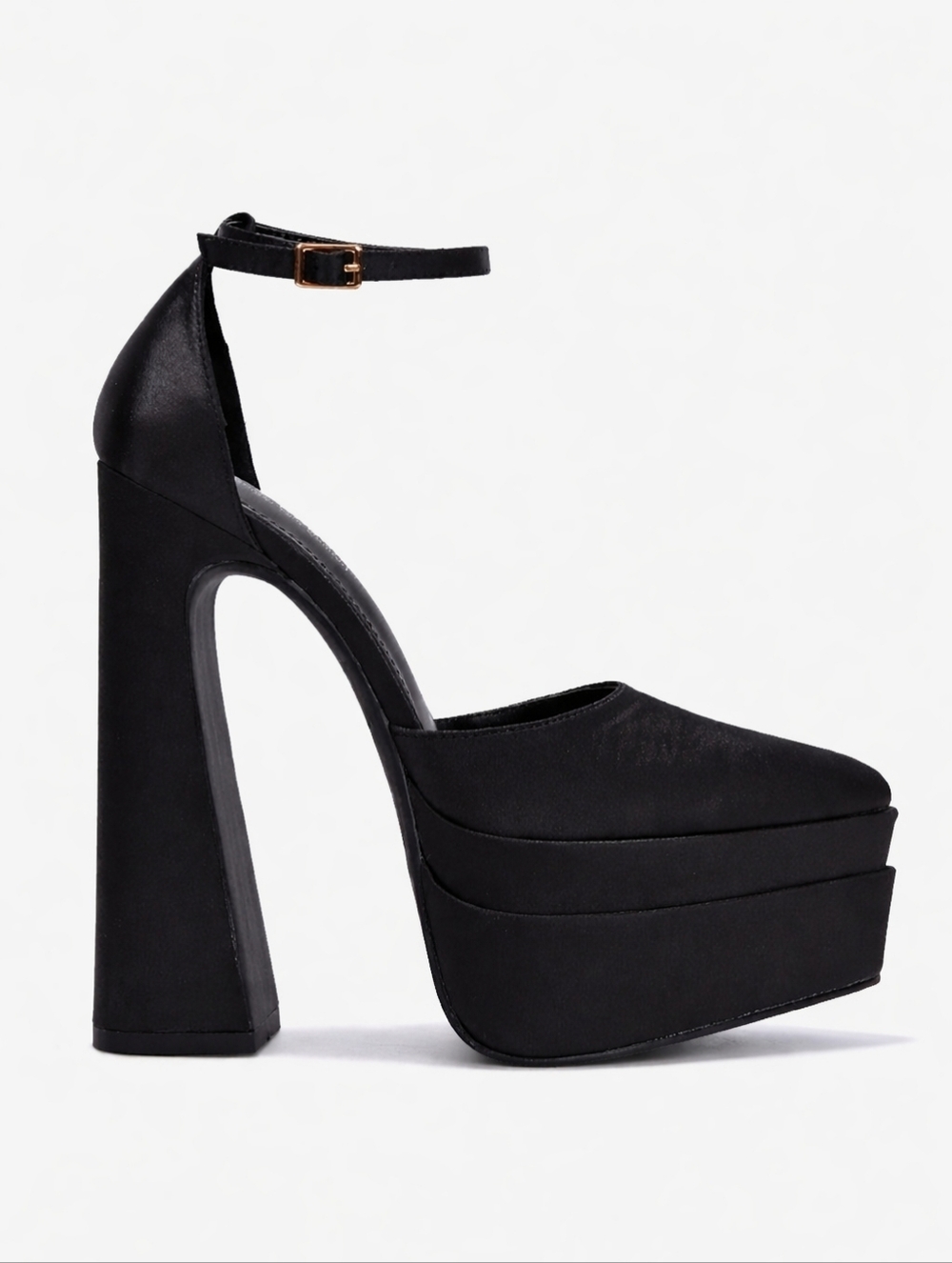 Cape Robbin Snow White High Heels in Black